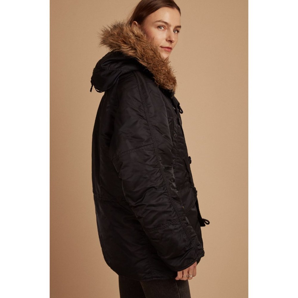 ALPHA INDUSTRIES INC. Navy Winter Jacket Size S - Picture 7 of 14
